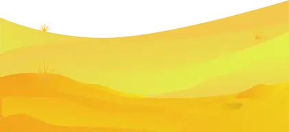 Golden Desert Landscape