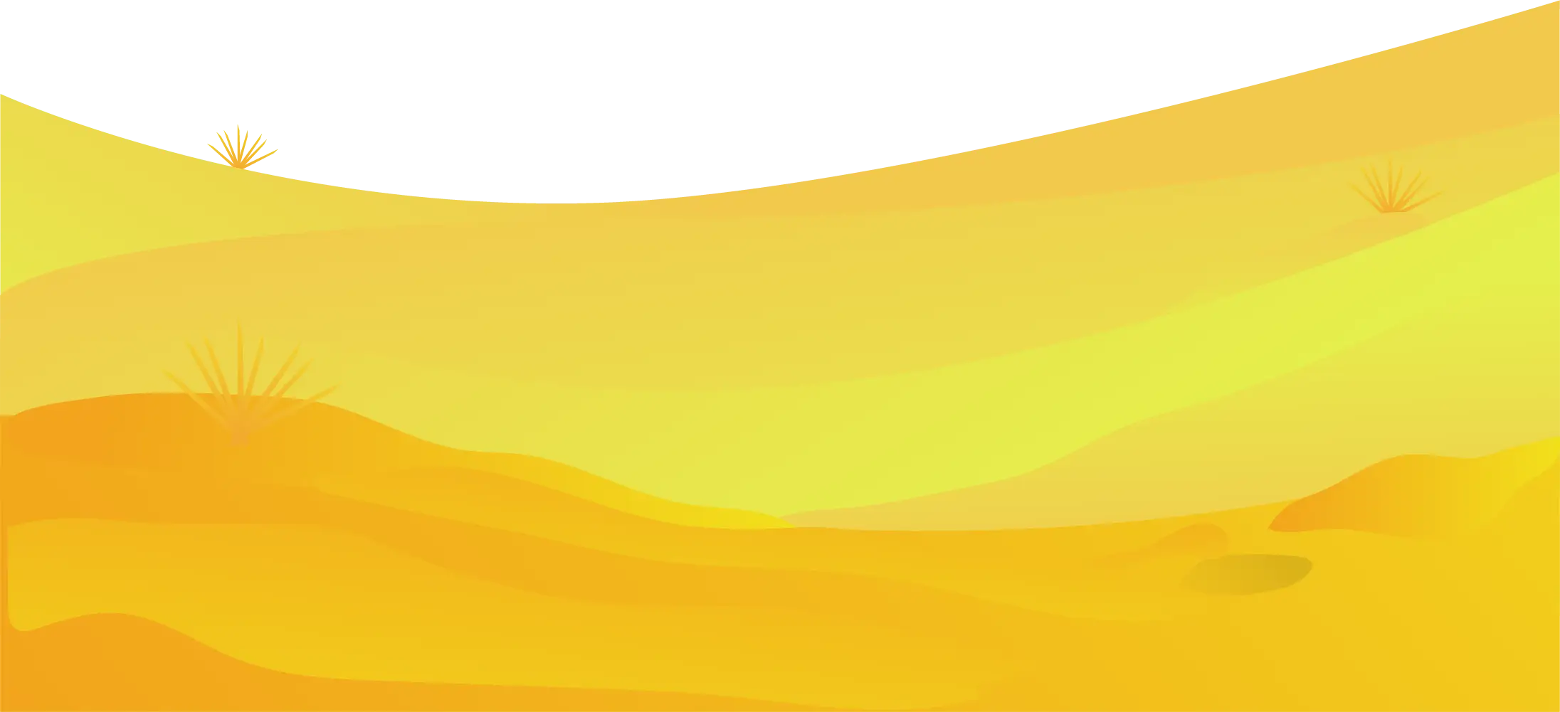 Golden Desert Landscape