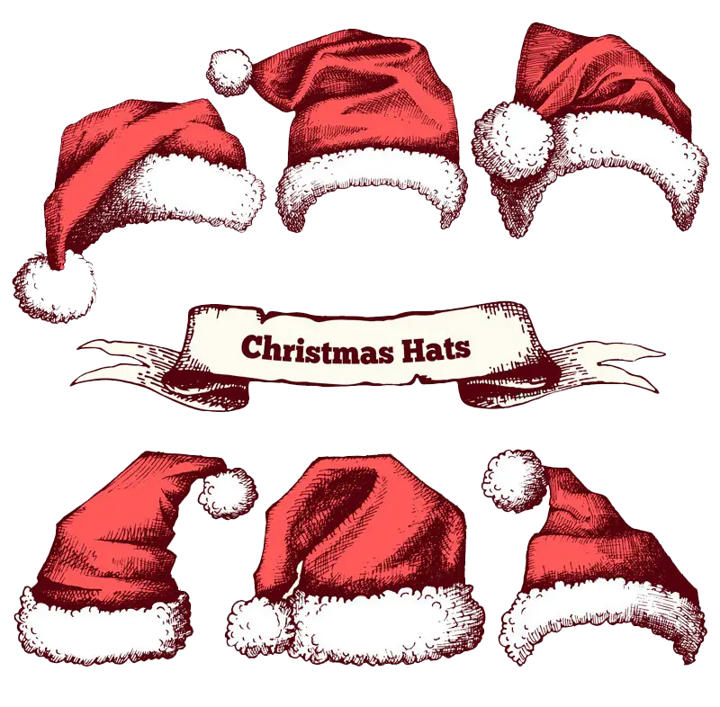 Christmas Santa Hats Collection