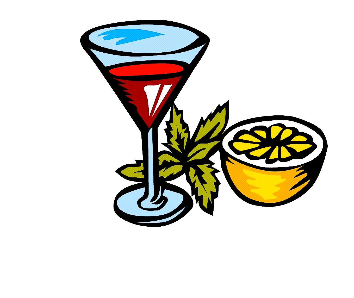 Refreshing Cocktail with Lemon