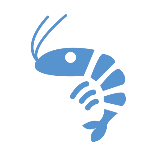 Blue Shrimp Icon