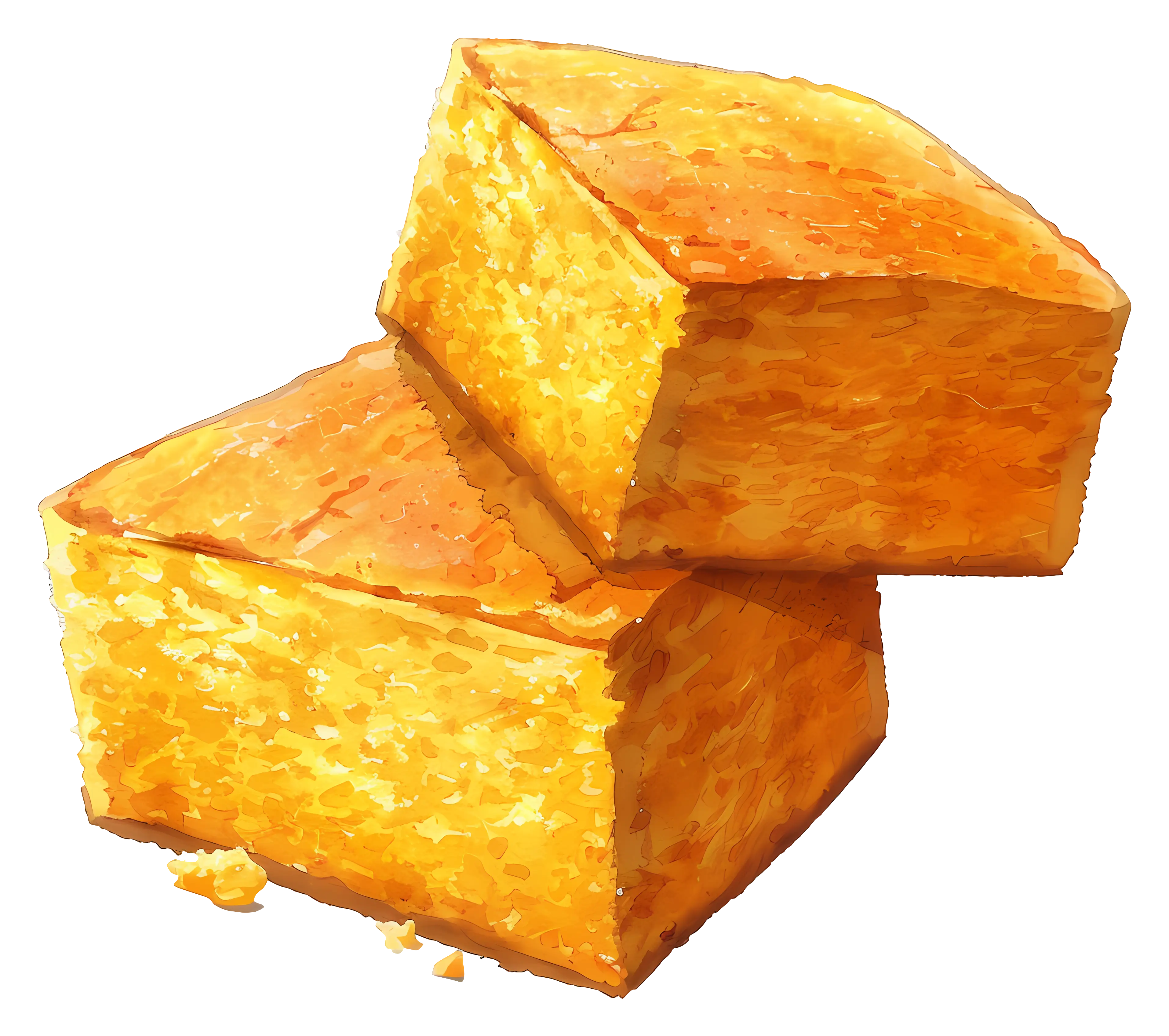 Golden Cornbread Squares