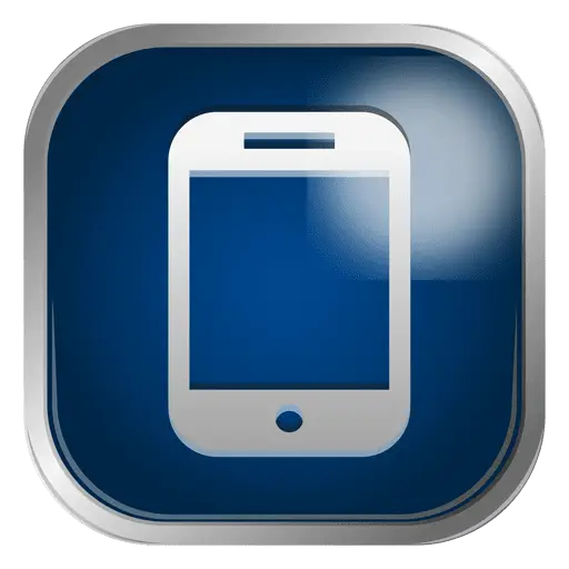 Blue Smartphone Icon