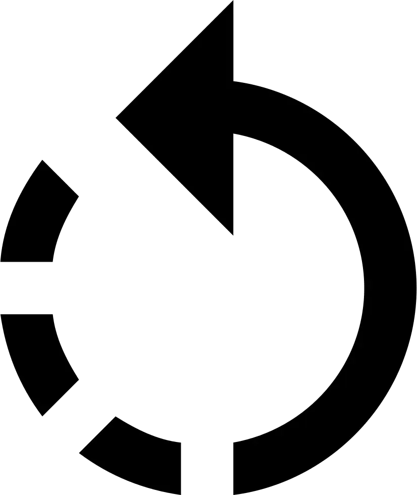 Black Circular Arrow