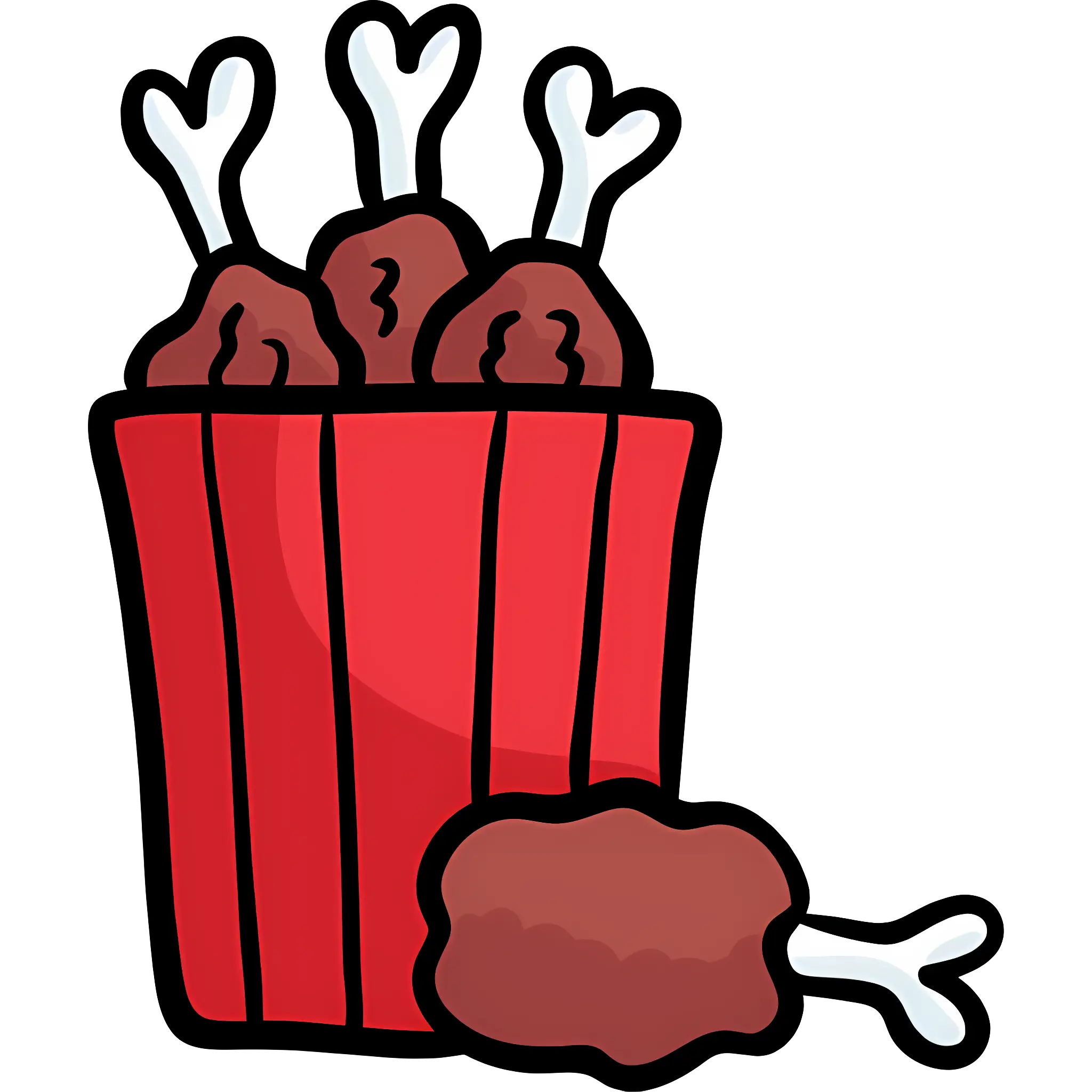 Bucket of Fried Drumsticks