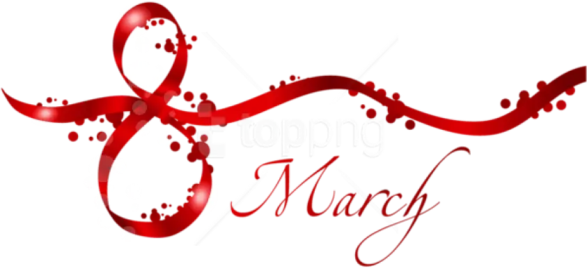 Red Ribbon for March 8 Celebration