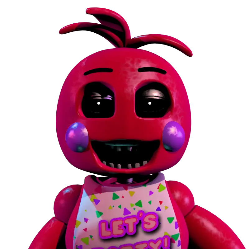 Pink Animatronic Character with Party Theme