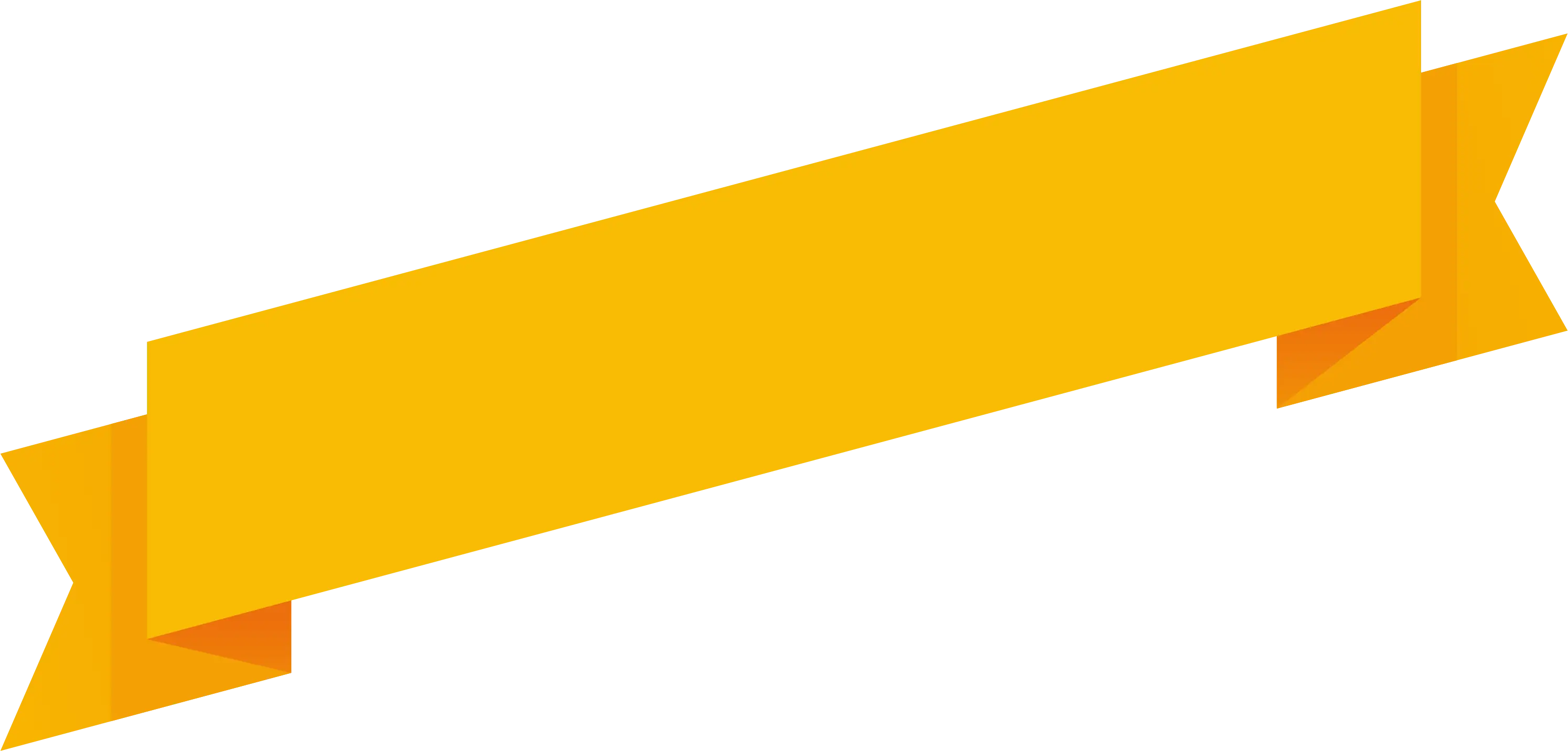 Yellow Ribbon Banner for Designs