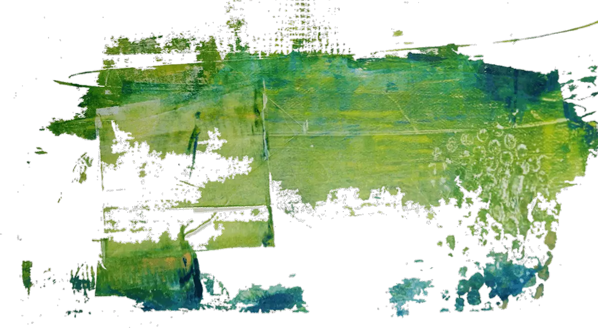 Green and Blue Abstract Art