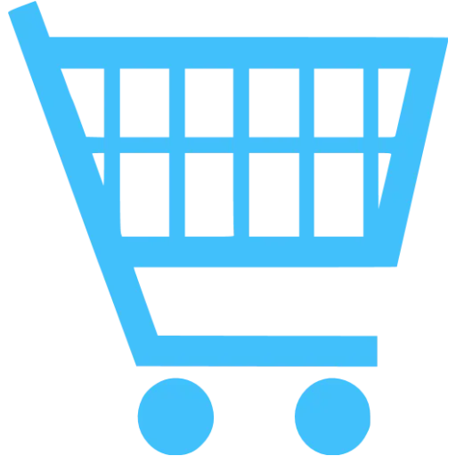 Blue Shopping Cart Icon