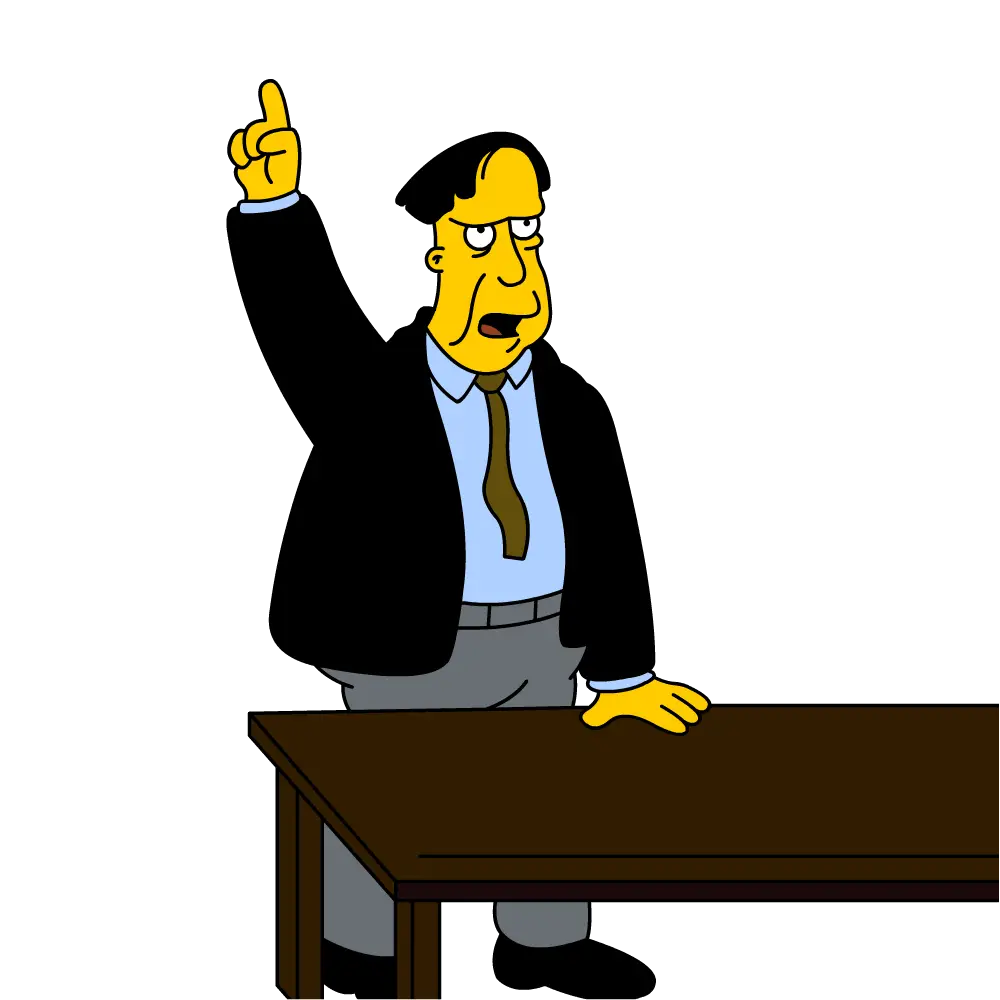 Animated Character Pointing
