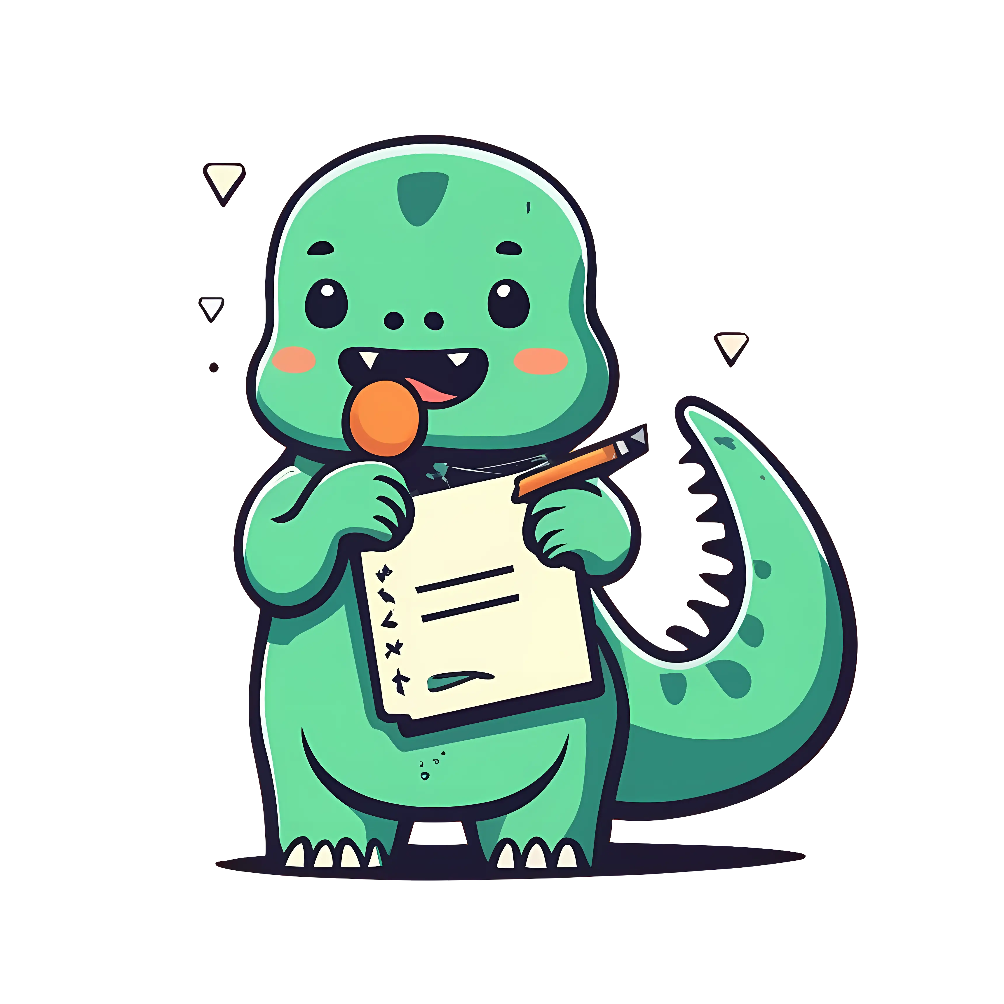 Cute Cartoon Dinosaur
