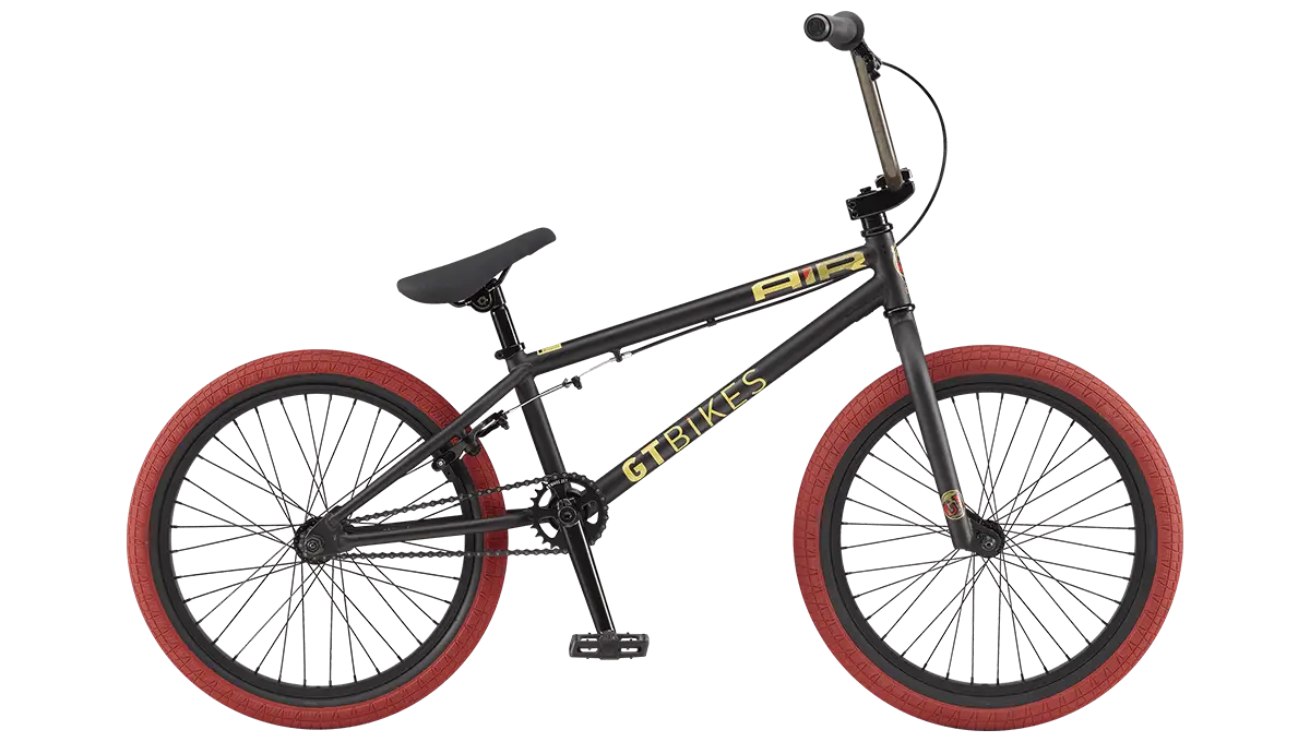 Sporty BMX Bike with Red Tires