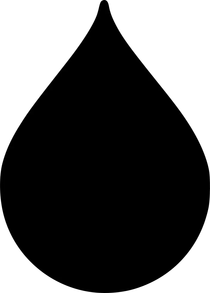 Black Abstract Drop Symbol