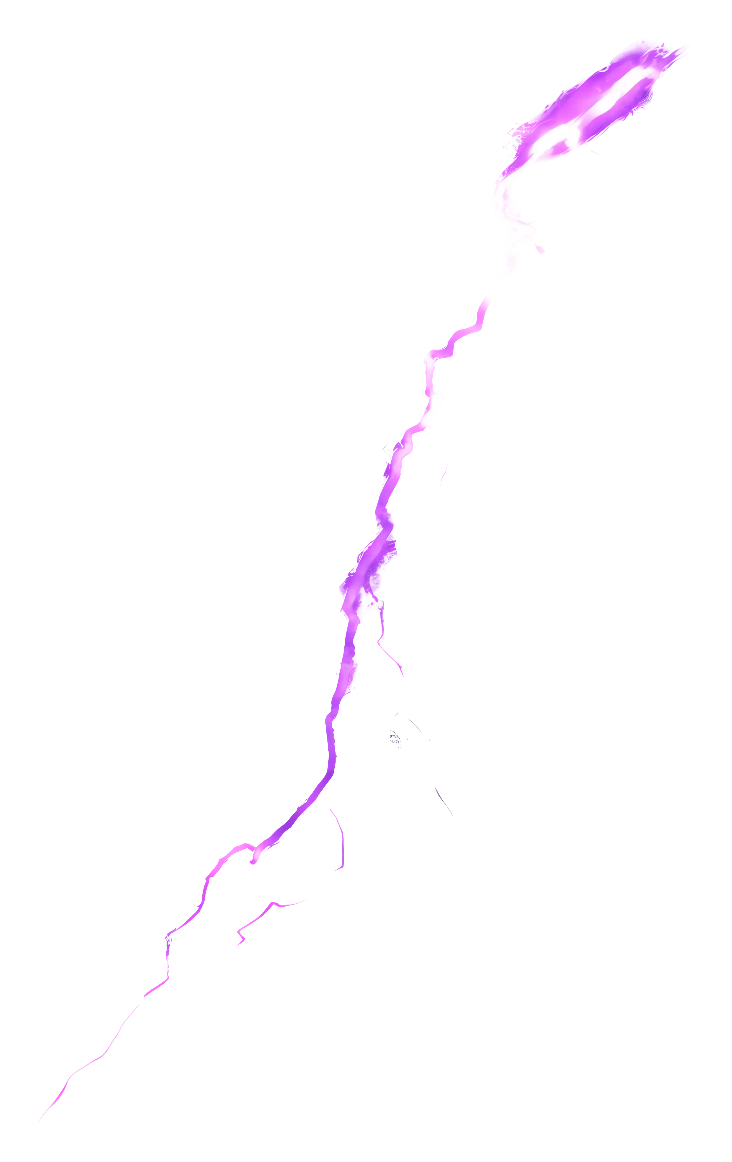 Purple Lightning Bolt