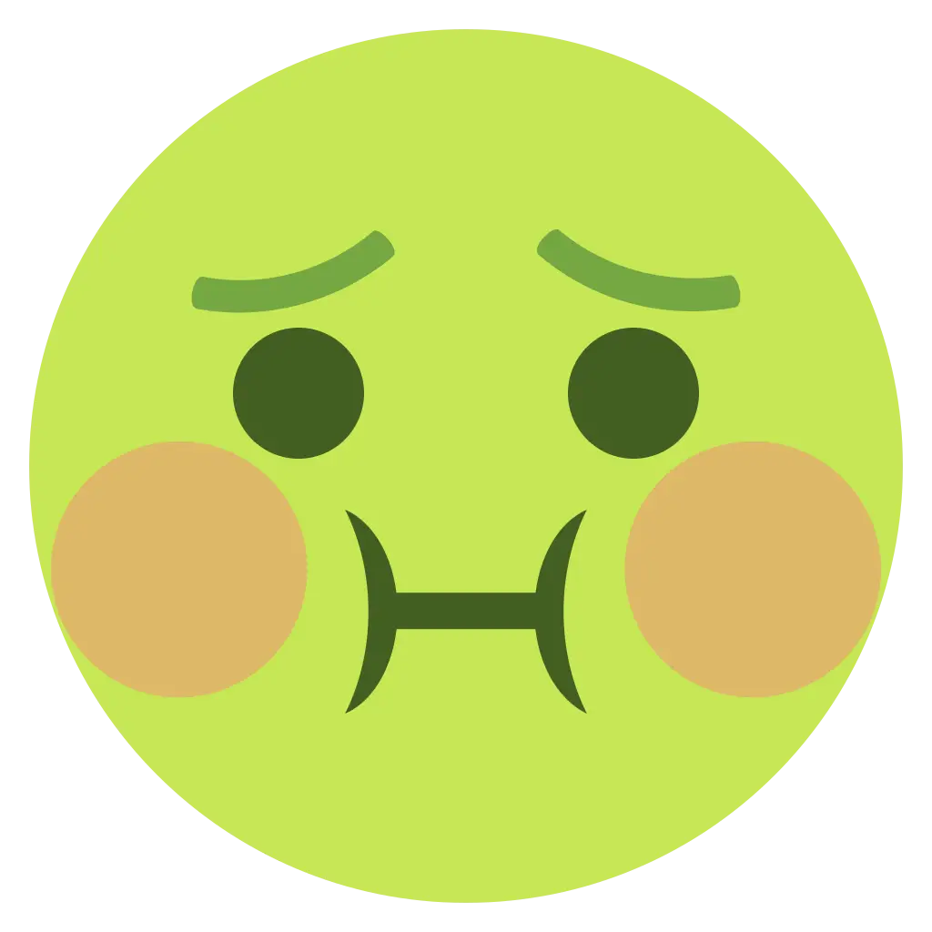 Sick Face Emoji