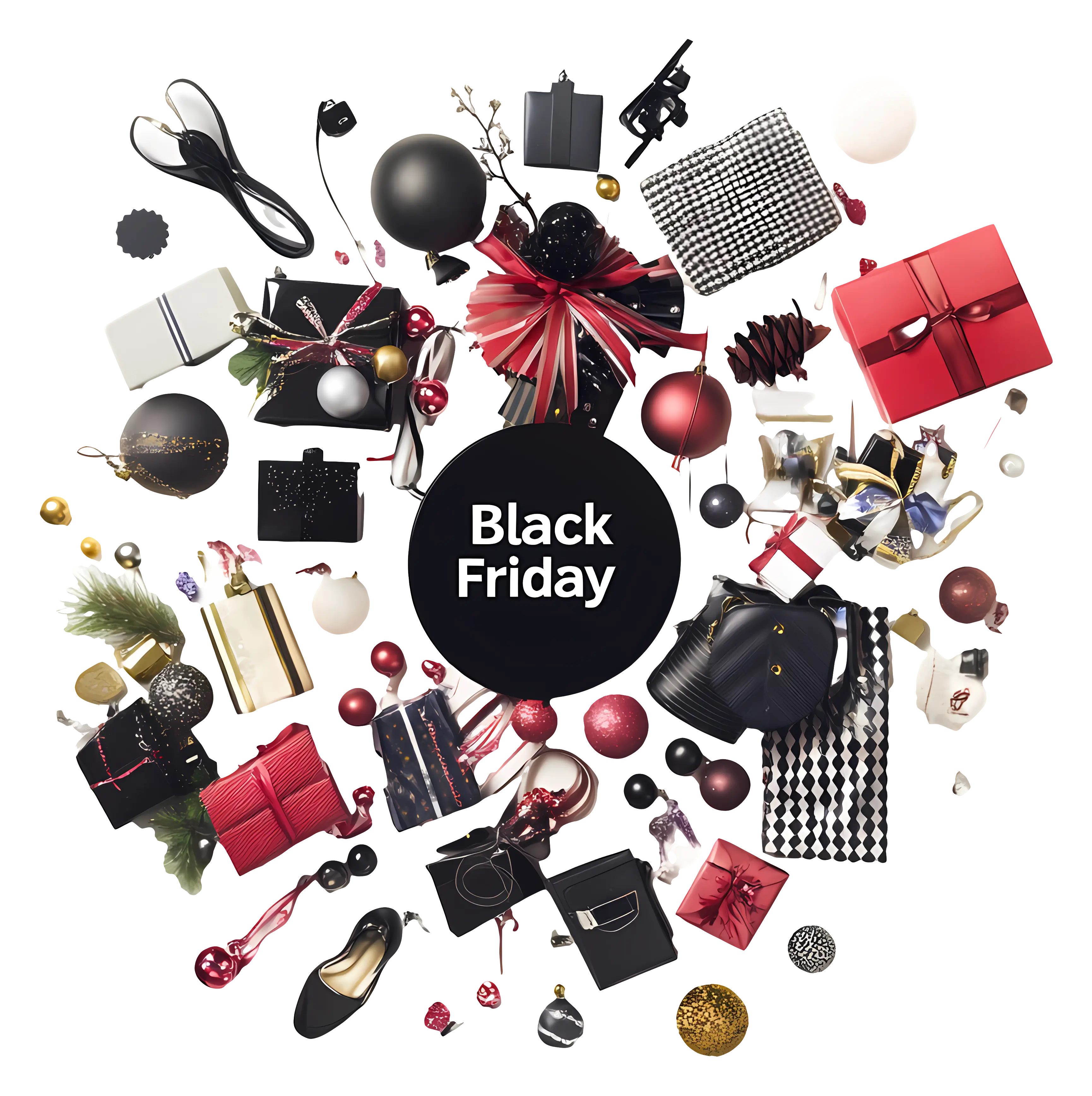 Black Friday Items and Decorations