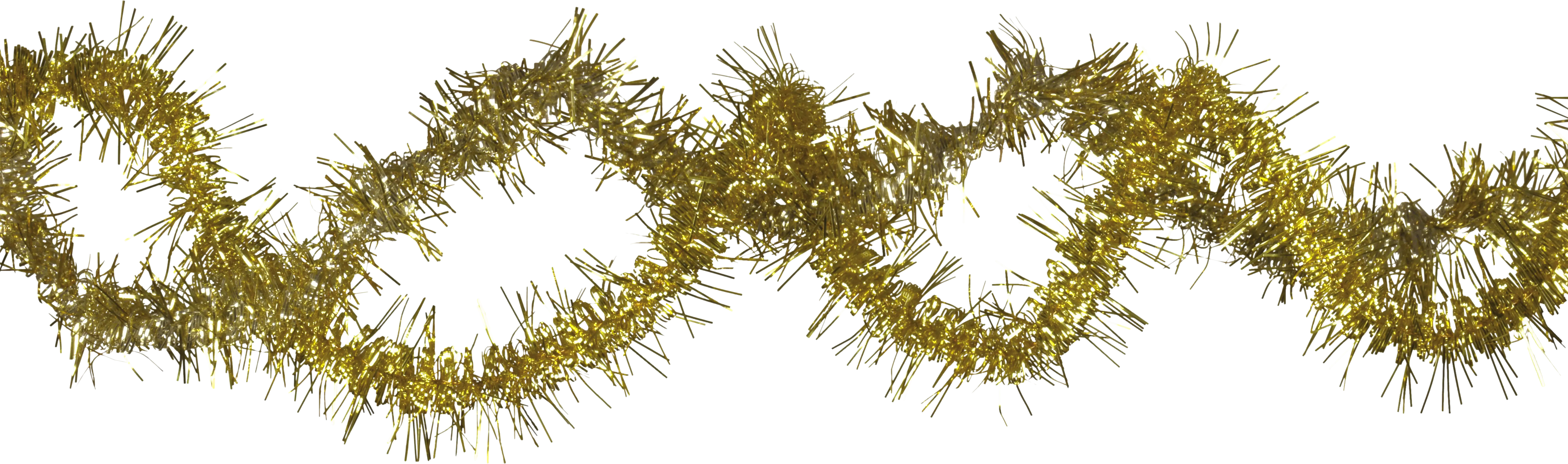 Gold Tinsel Garland
