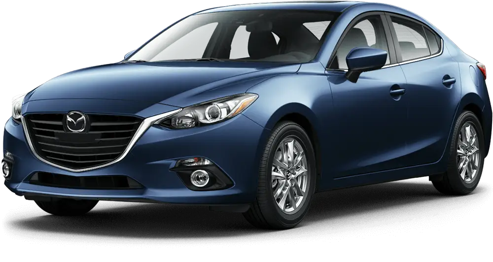Modern Blue Sedan Car Design