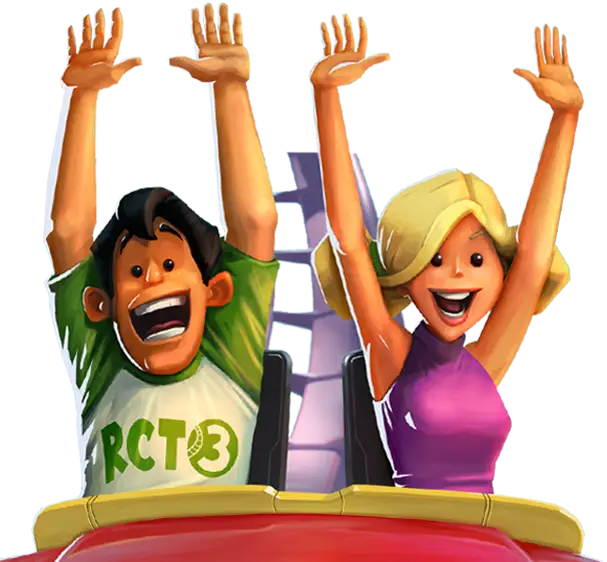 Cartoon Roller Coaster Ride