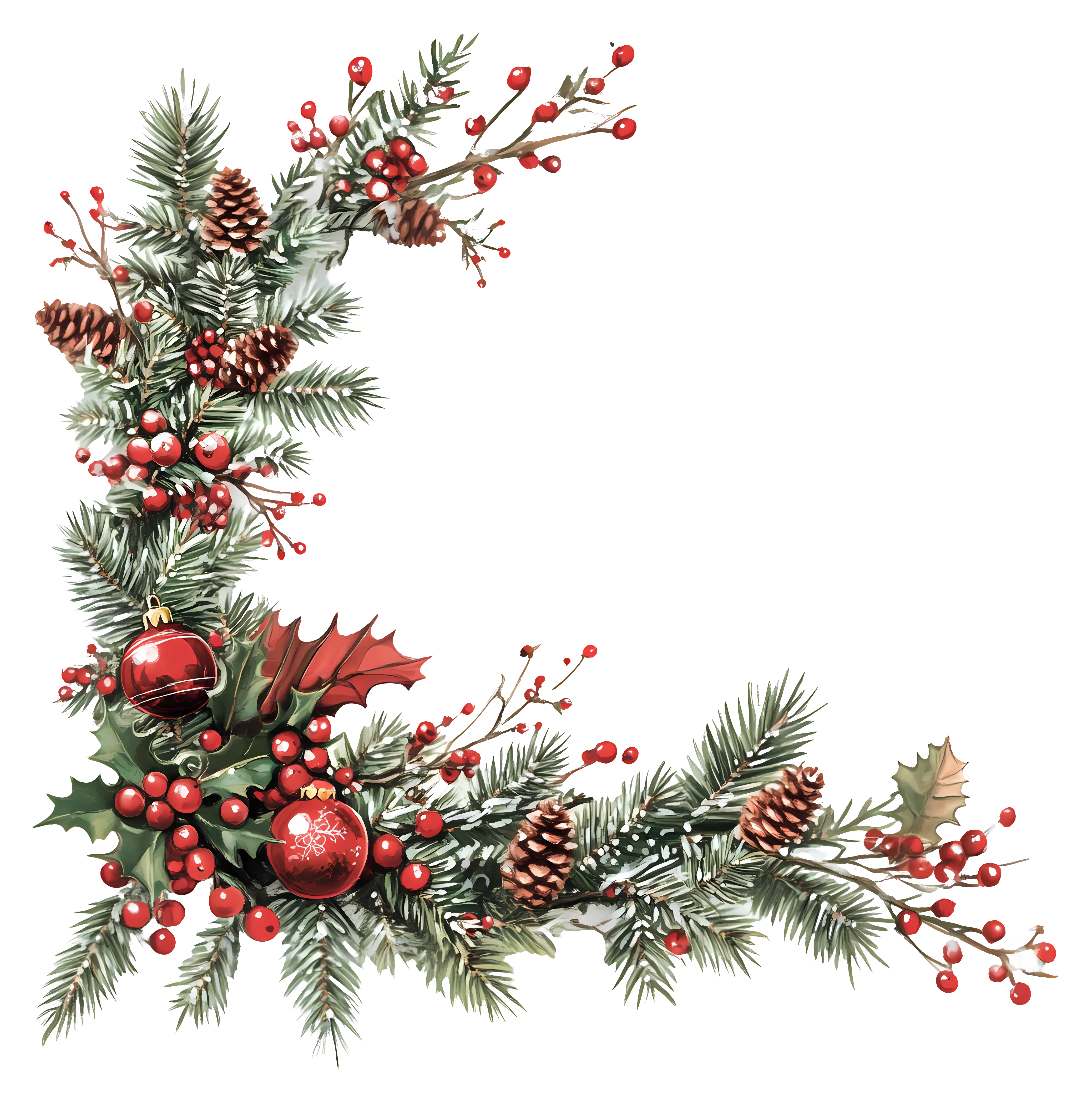 Festive Christmas Corner Decor
