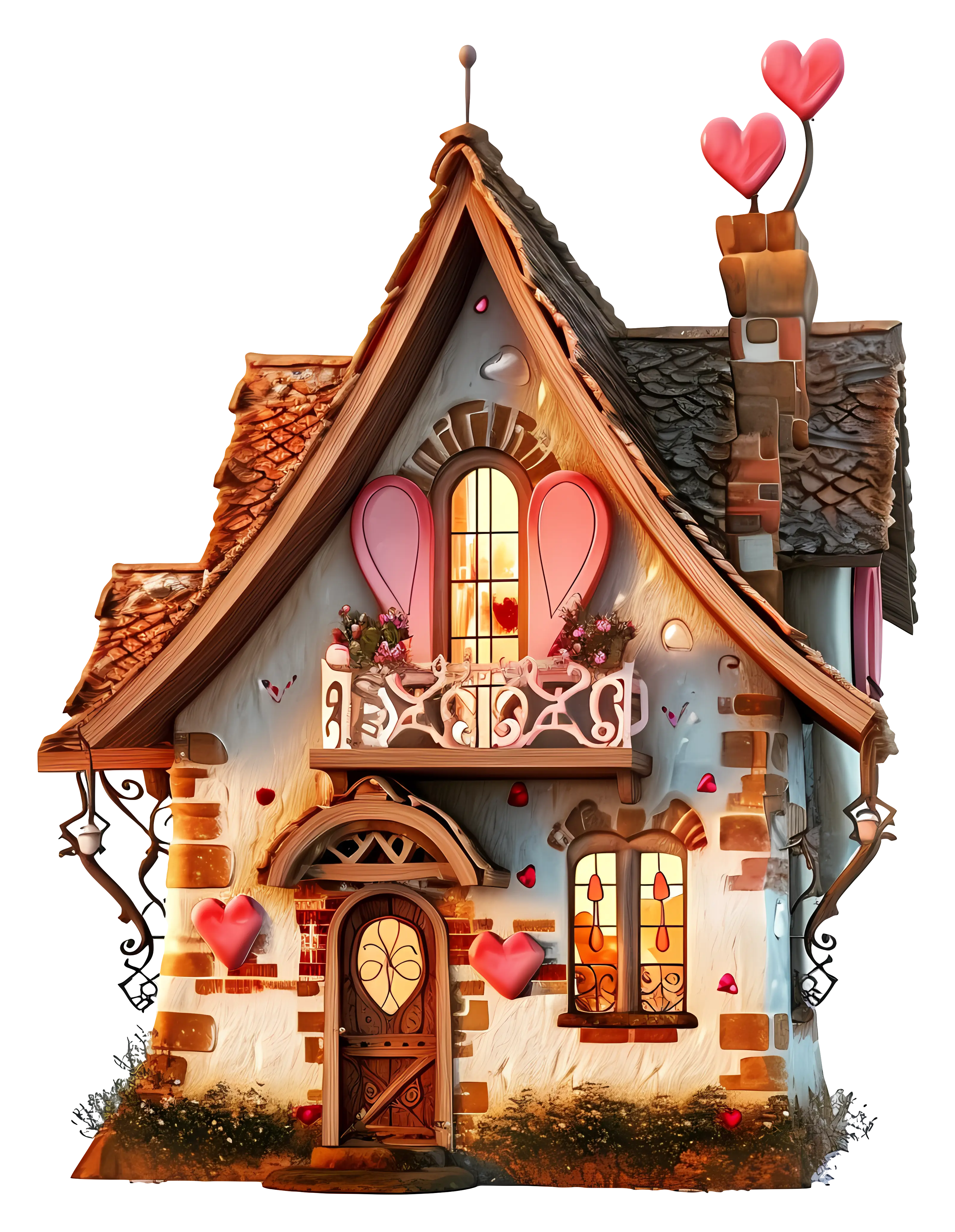 Small Cute Doodle House