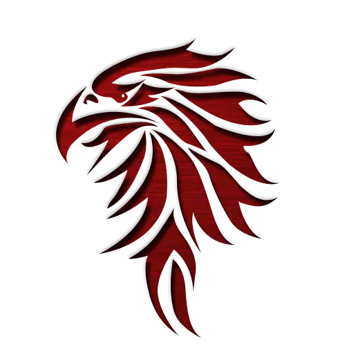 Red Eagle Head Symbol