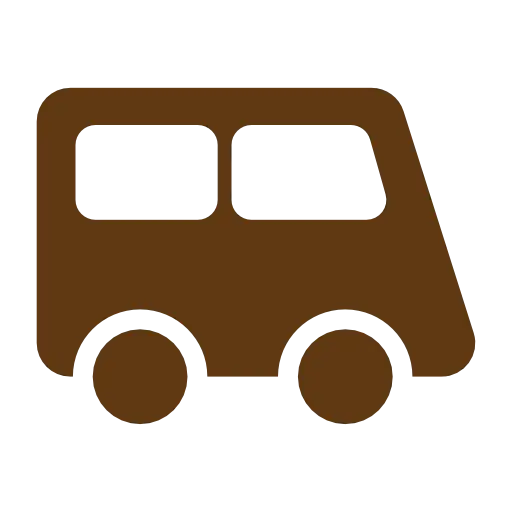 Minimal Brown Van Logo