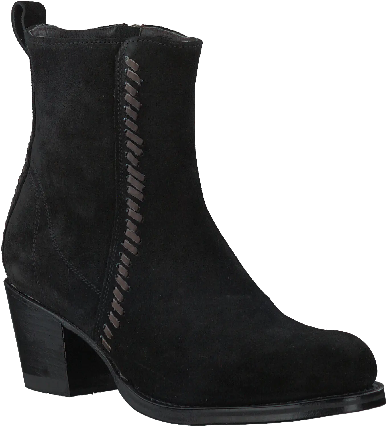 Black Suede Ankle Boot