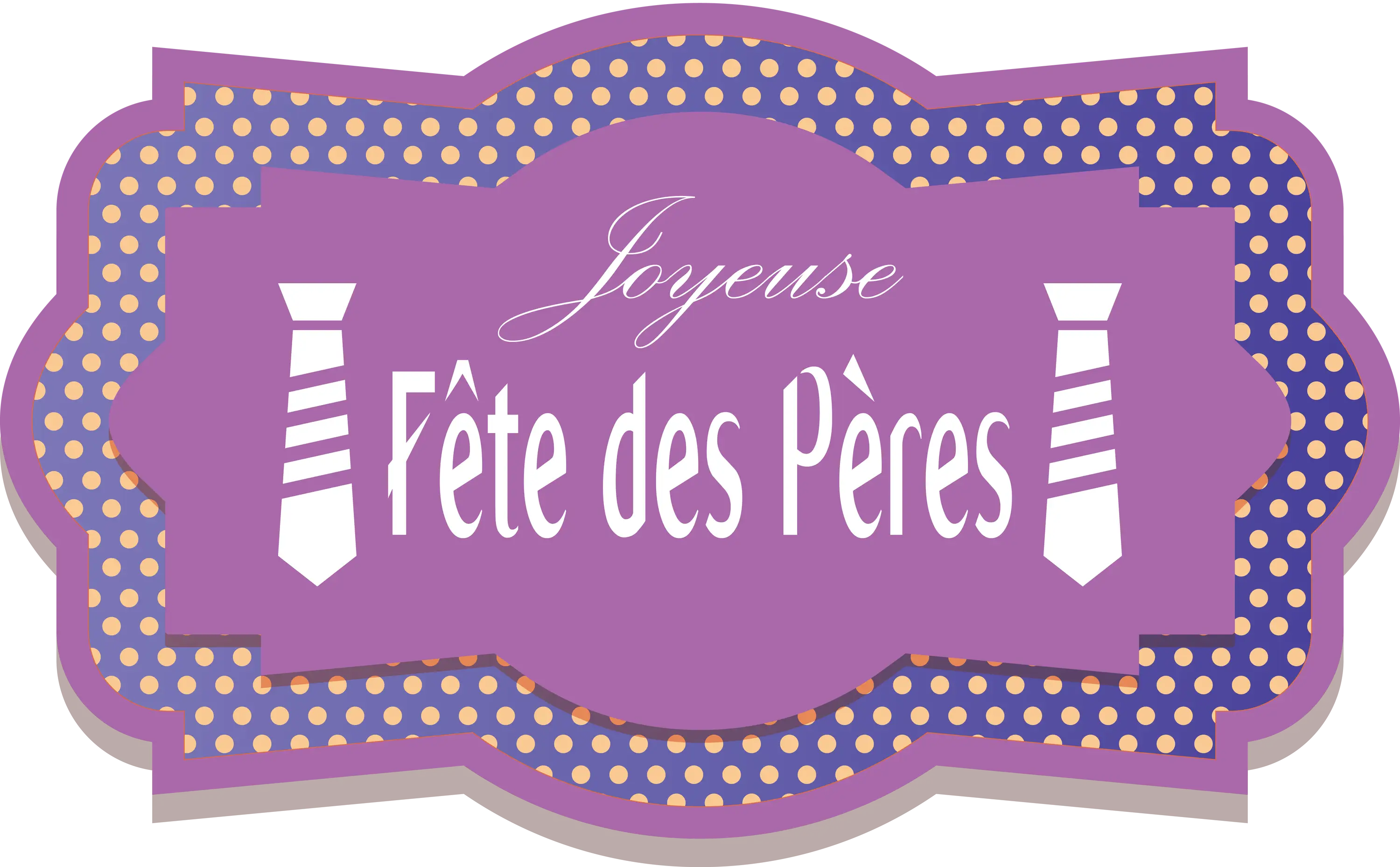 FÃªte des PÃ¨res Card in French Theme