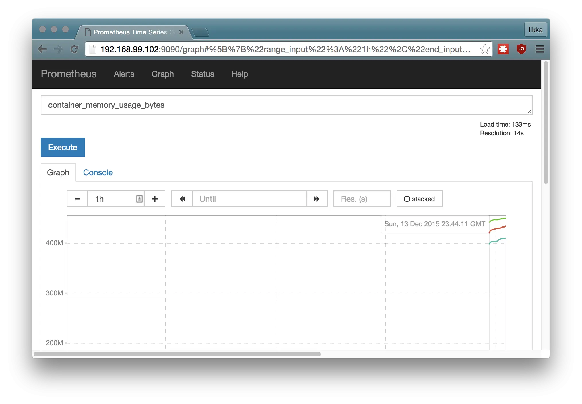 Prometheus Graph Monitoring Interface