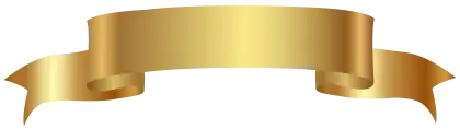 Golden Ribbon Design for Decorative Applications