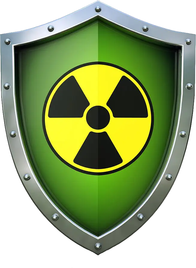 Radiation Warning Shield