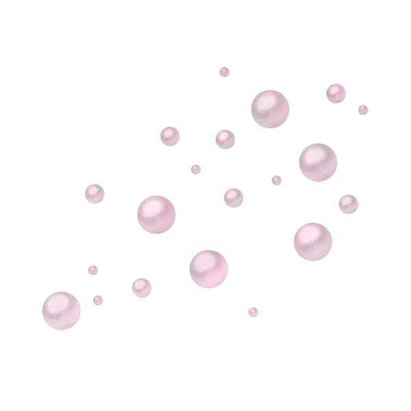 Beautiful Pink Soap Bubbles