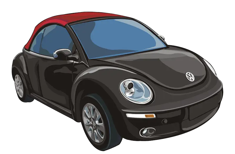 Black Car Simple Illustration