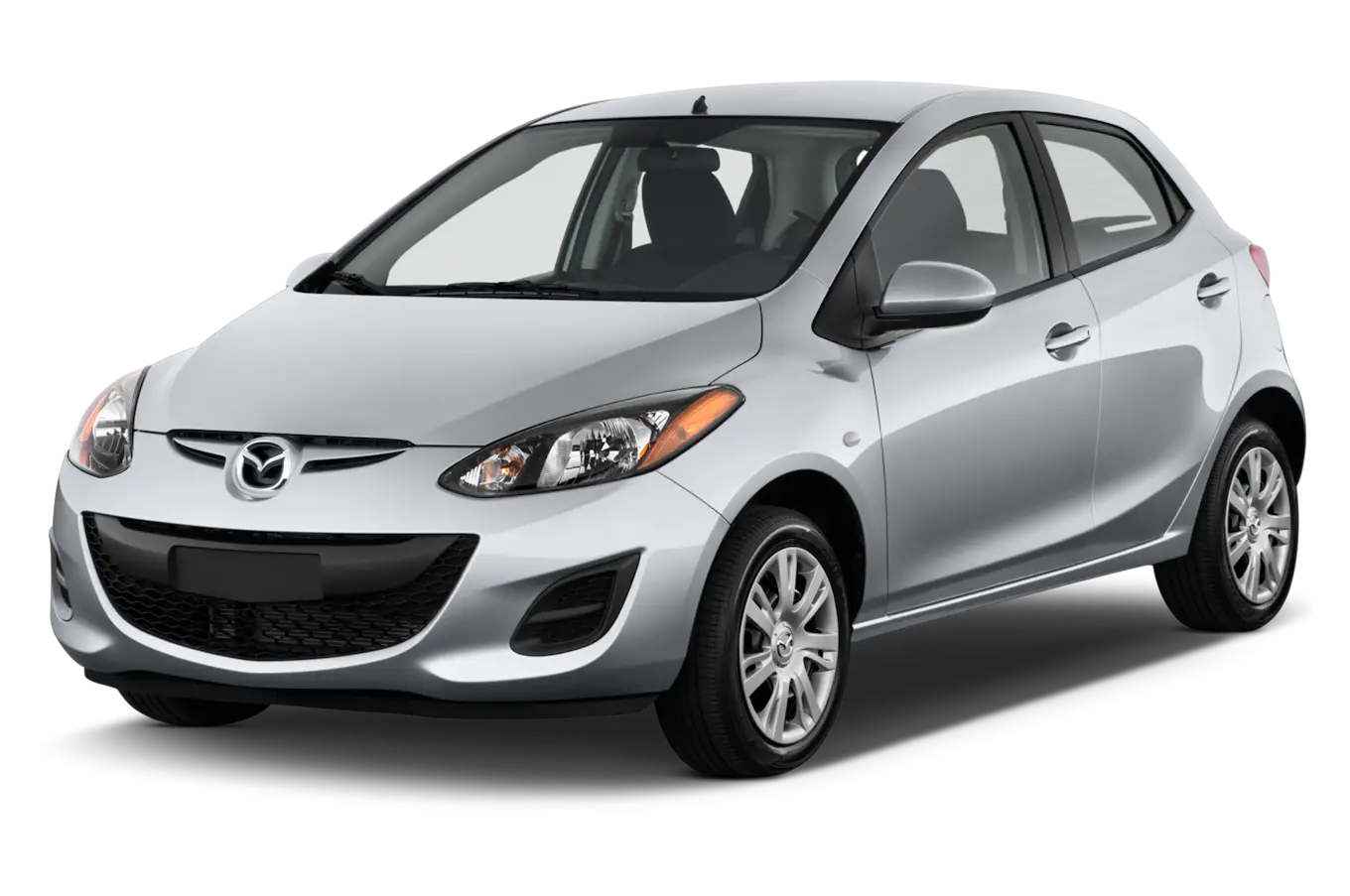Silver Hatchback Compact Car