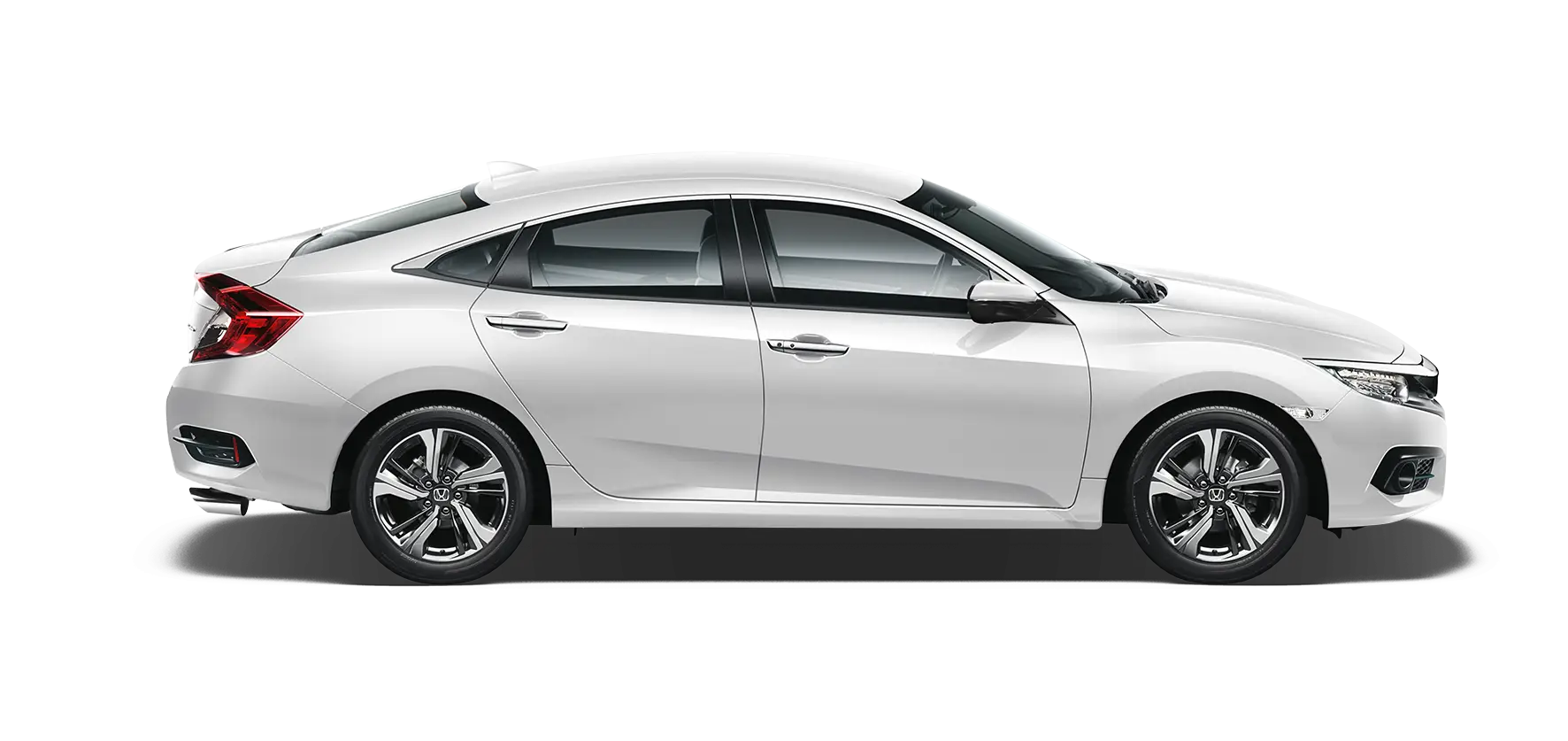 White Sedan Car Design