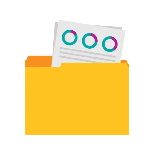 File Folder with Documents