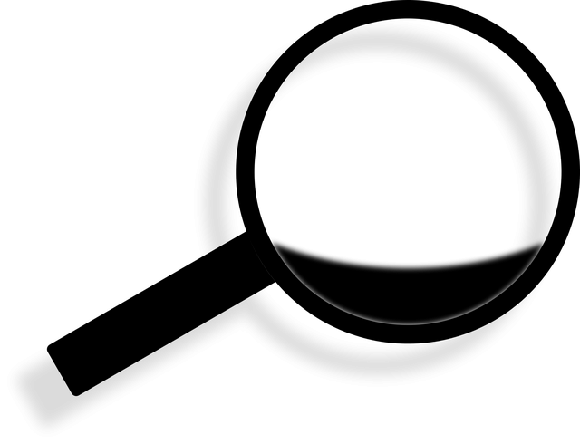 Black Magnifying Glass Illustration