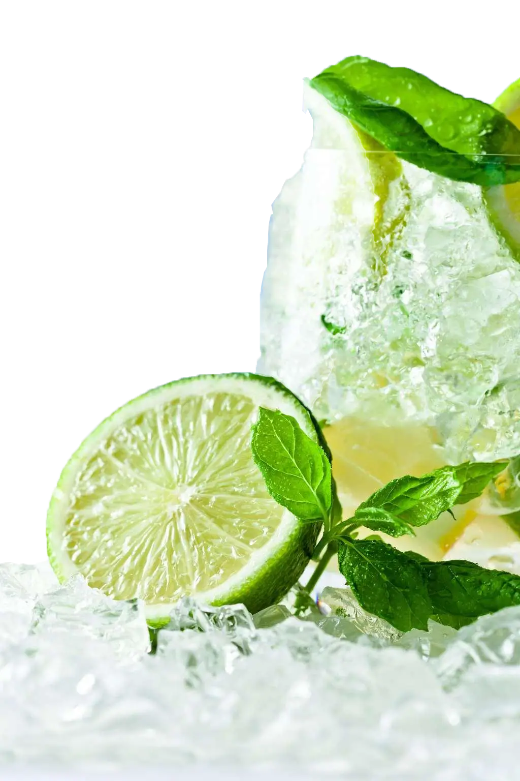 Refreshing Lime and Ice
