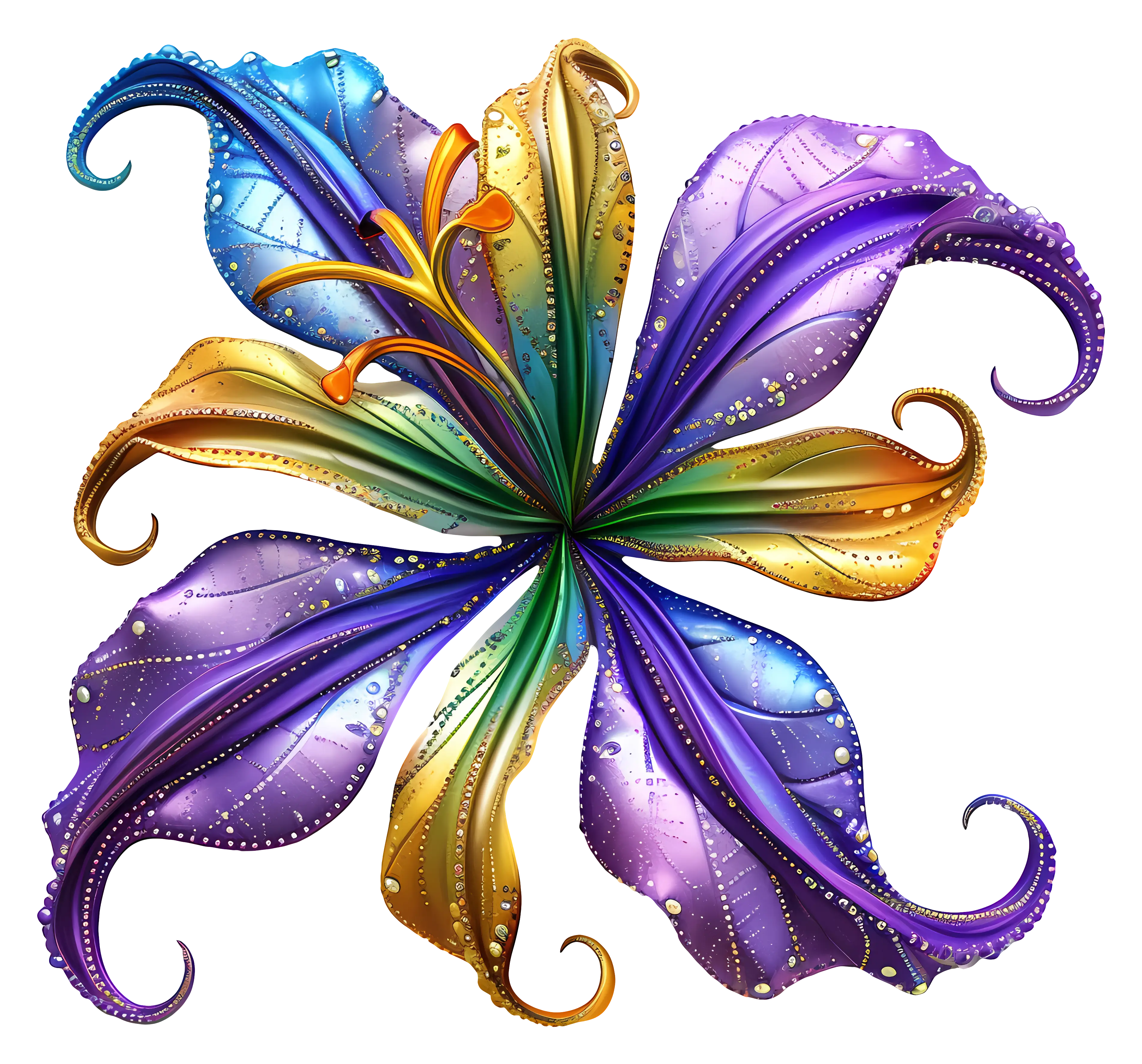 Colorful Artistic Flower Illustration