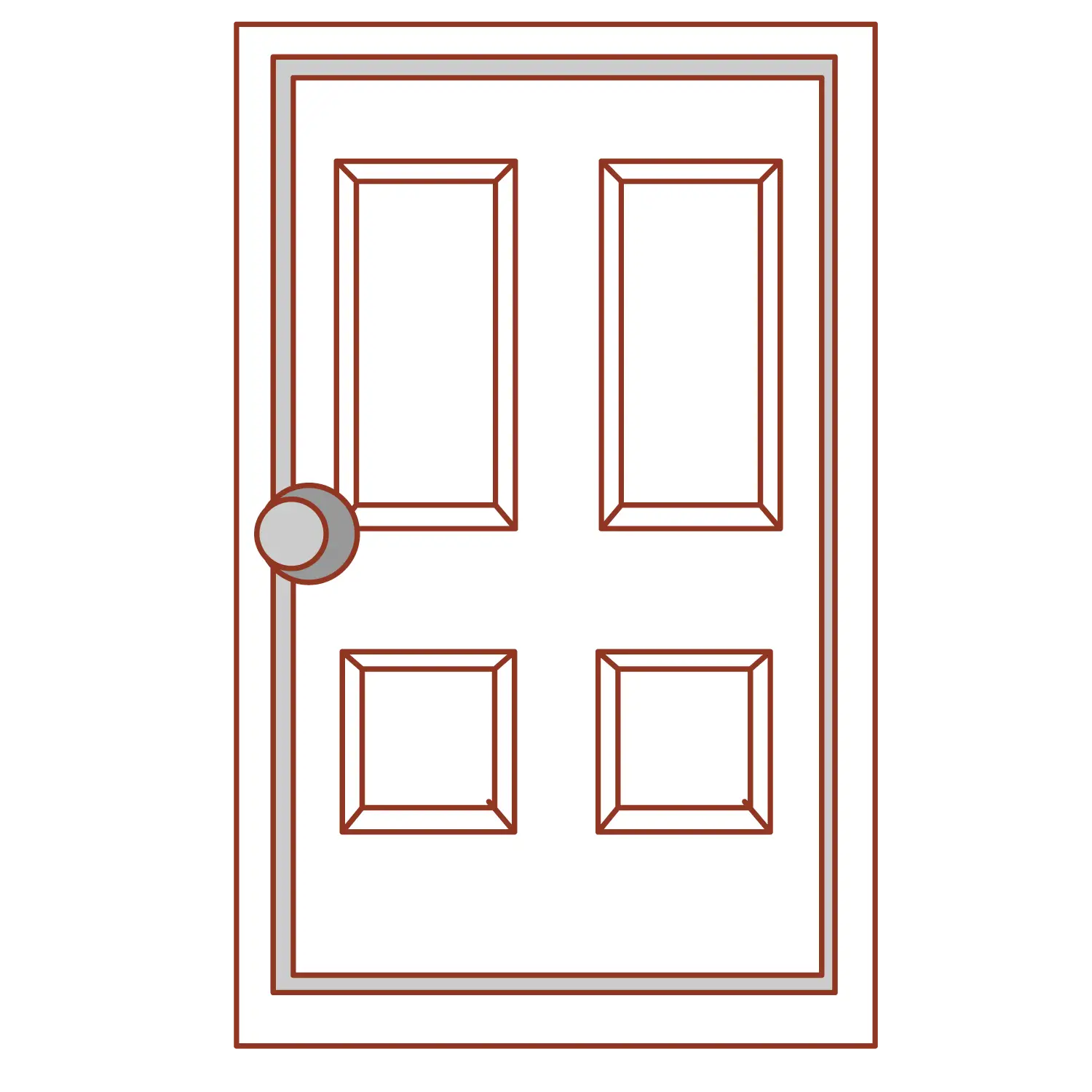 Simple Wooden Door
