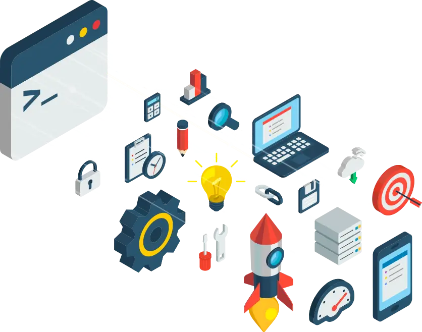 Illustration of Digital Tools and Technology