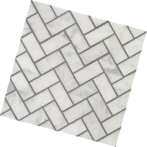 Marble Tile Pattern in Herringbone Design