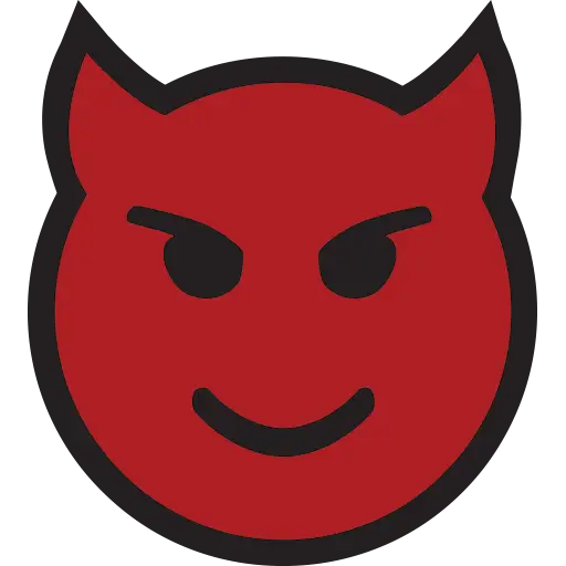 Red Devil Face Icon