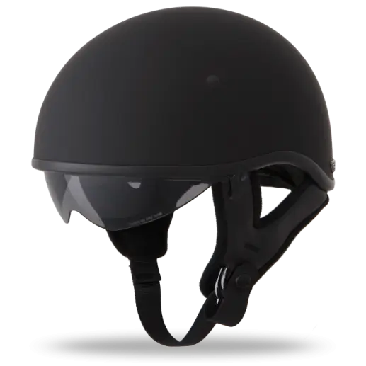 Black Open-Face Helmet