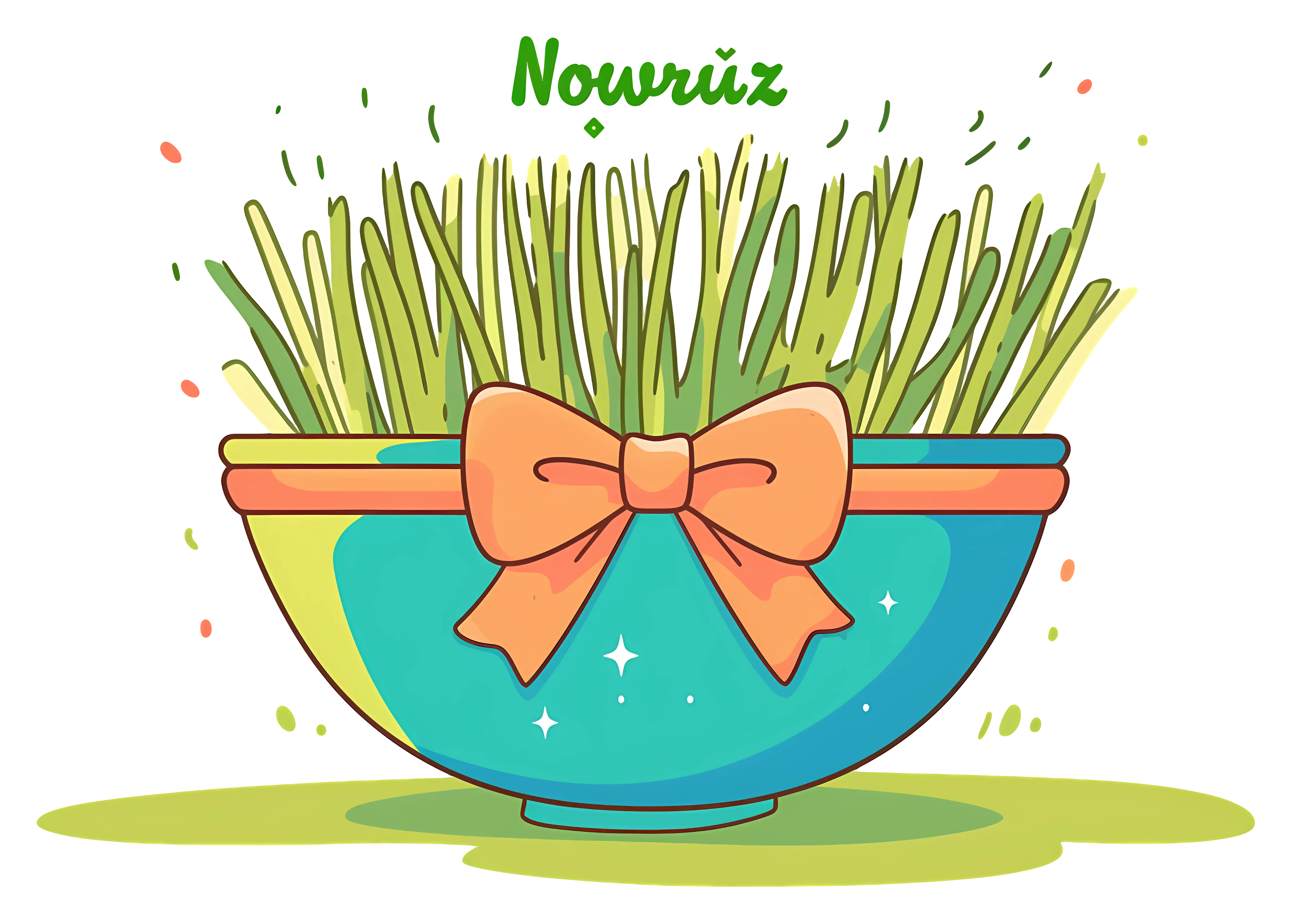 Green Sabzeh for Nowruz Celebration