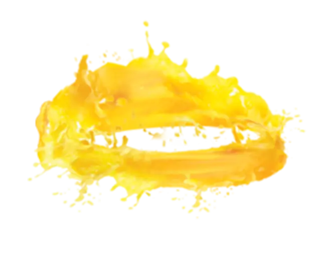 Abstract Yellow Paint Splash