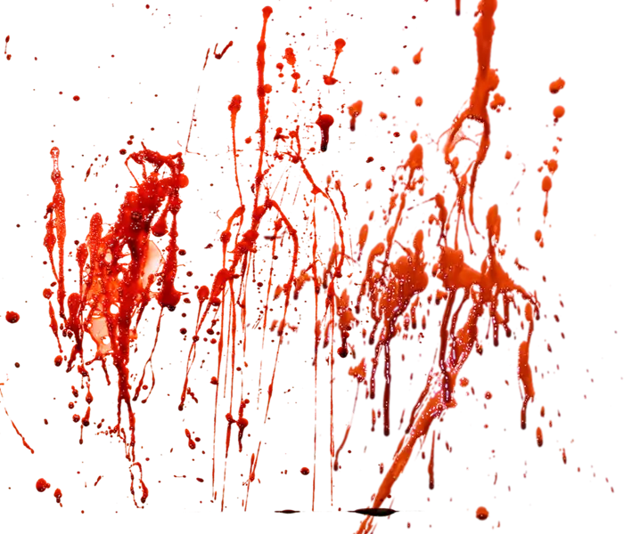 Red Paint Splatter Abstract Design