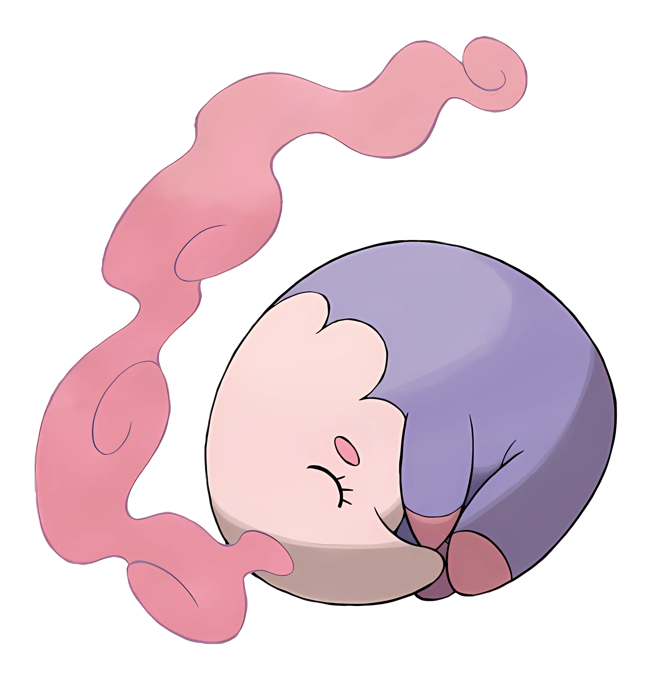 Adorable Sleeping Cartoon Creature